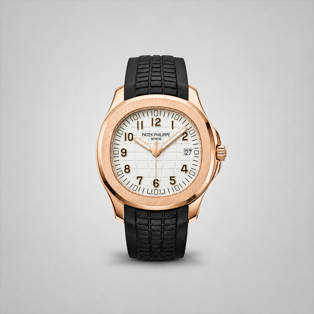 Patek Philippe Aquanaut White Dial – Rose Gold Luxury Edition