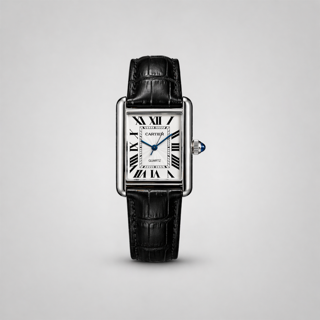 Cartier Tank Must Wrist Watch Black & White Edition