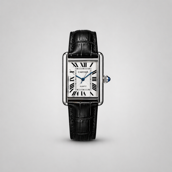 Cartier Tank Must Wrist Watch Black & White Edition