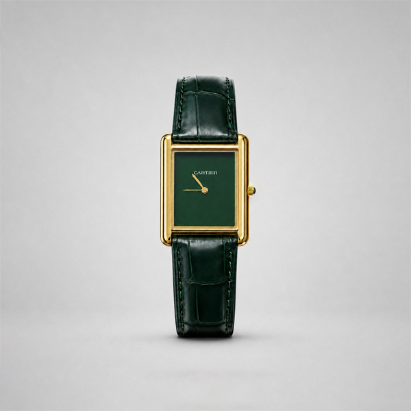 Cartier Tank Louis Wrist Watch Green Edition