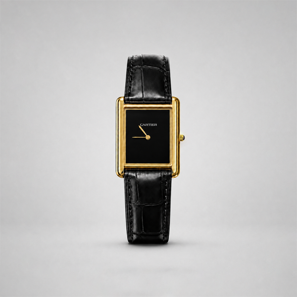 Cartier Tank Louis Wrist Watch Black Edition