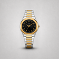 Elegant Two-Tone Gold Edition Midnight Black Dial