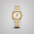 Elegant Two-Tone Gold Edition Silver Dial