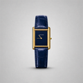 Cartier Tank Louis Wrist Watch Blue Edition