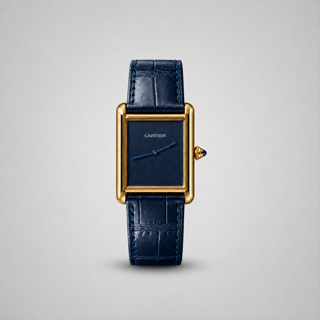 Cartier Tank Louis - Midnight Blue Lacquer Edition (Premium A+ Quality)