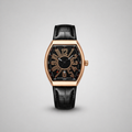 Franck Mullar Vanguard Rose Gold Black Dial