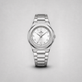 Elegant Silver Steel Edition   Pearl White Dial