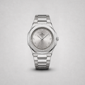 Elegant Silver Steel Edition - Silver Moon Dial