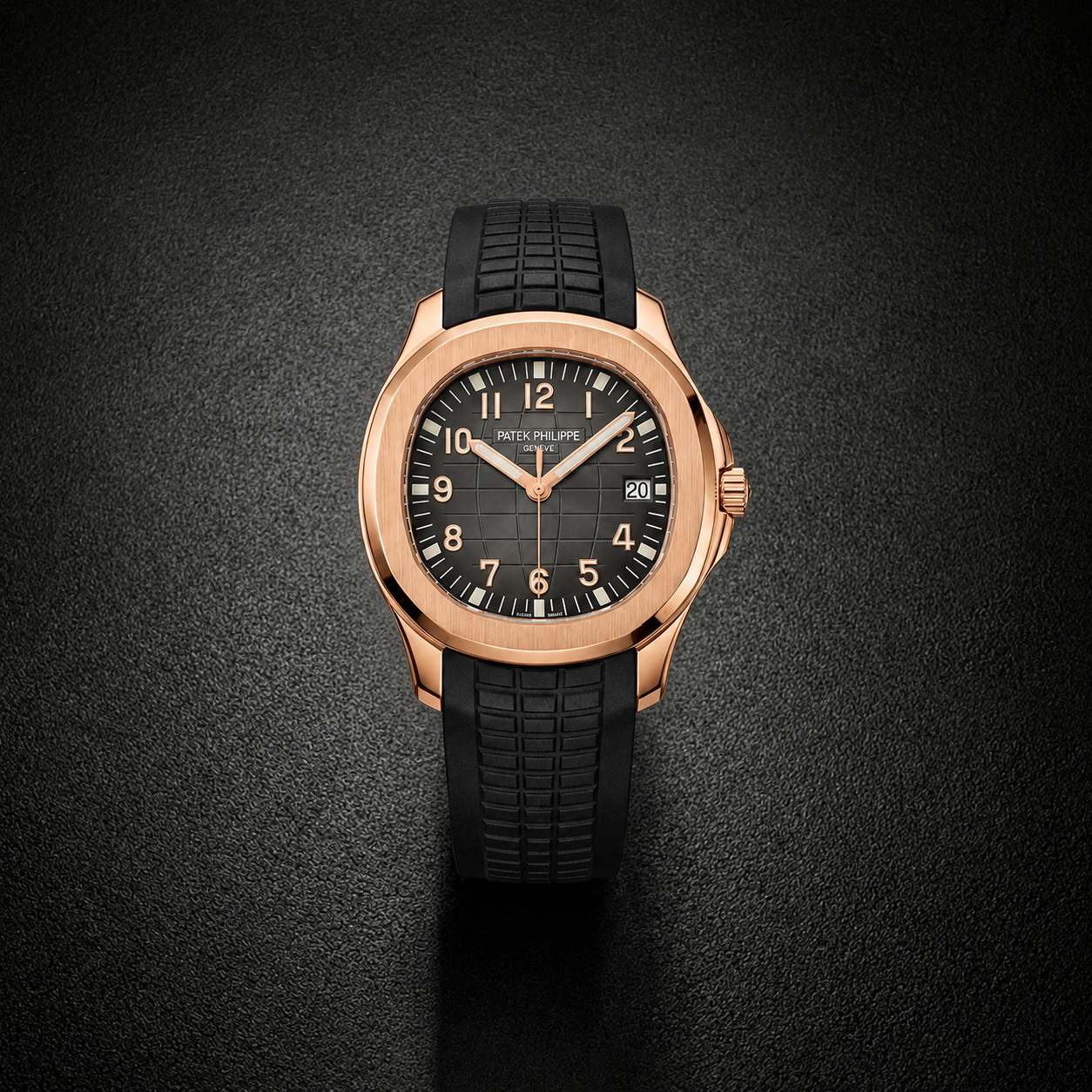 Patek Philippe Aquanaut Black Dial – Rose Gold Luxury Edition