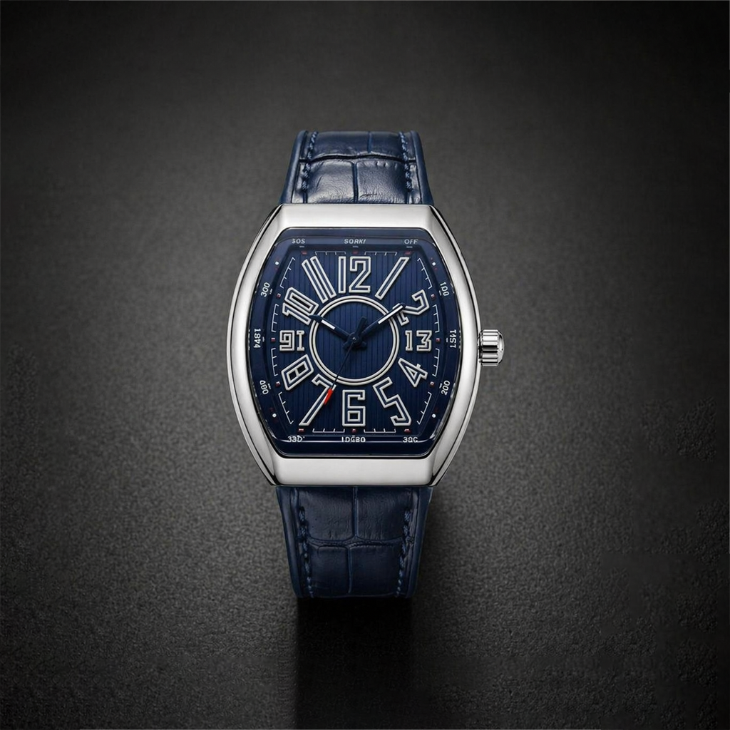 Franck Mullar Vanguard Silver Midnight Blue