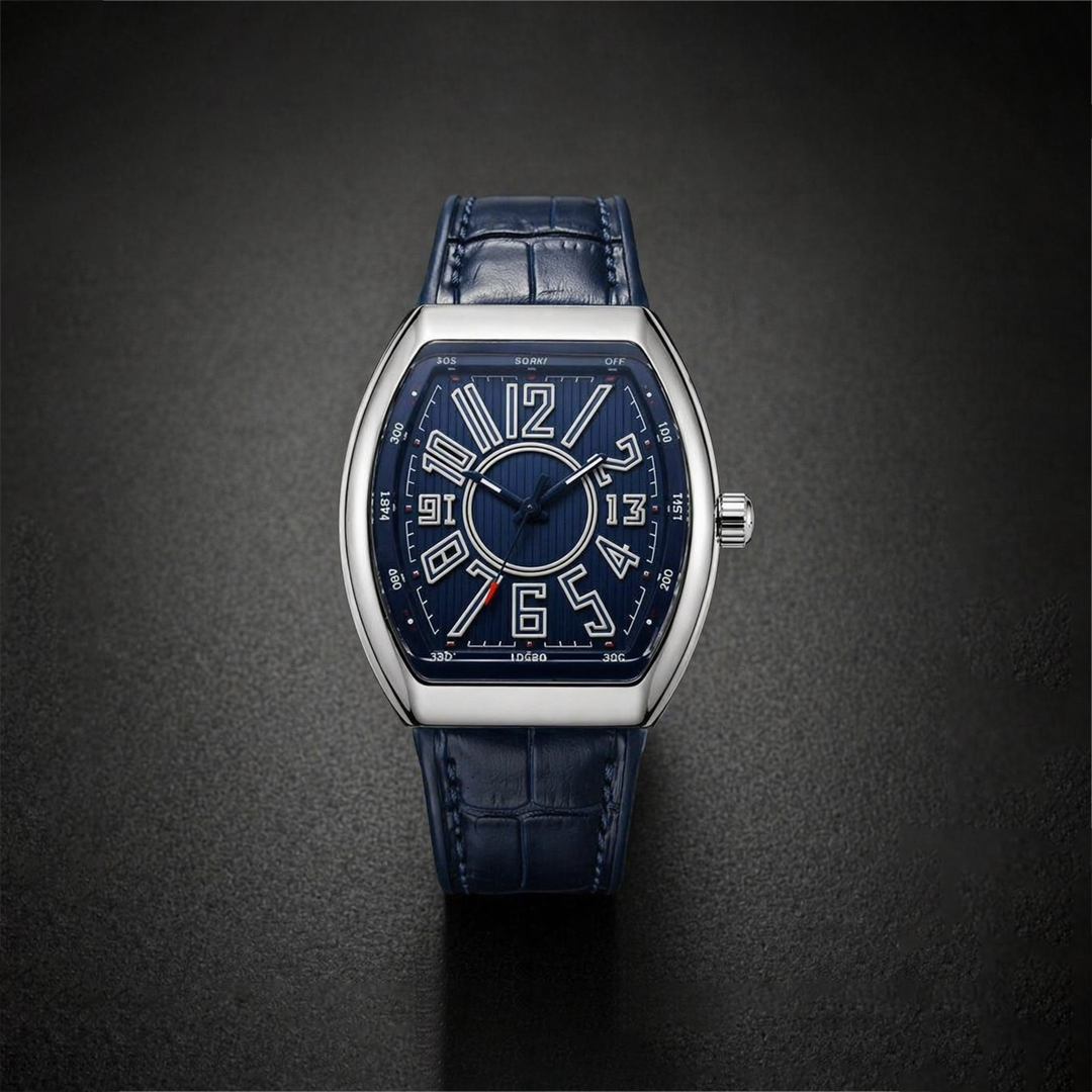 Franck Mullar Vanguard Silver Midnight Blue