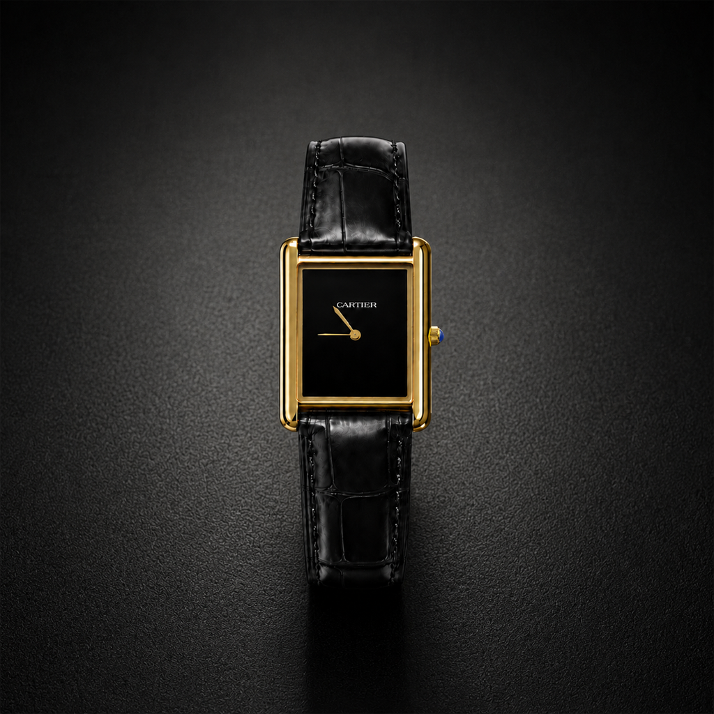 Cartier Tank Louis Wrist Watch Black Edition