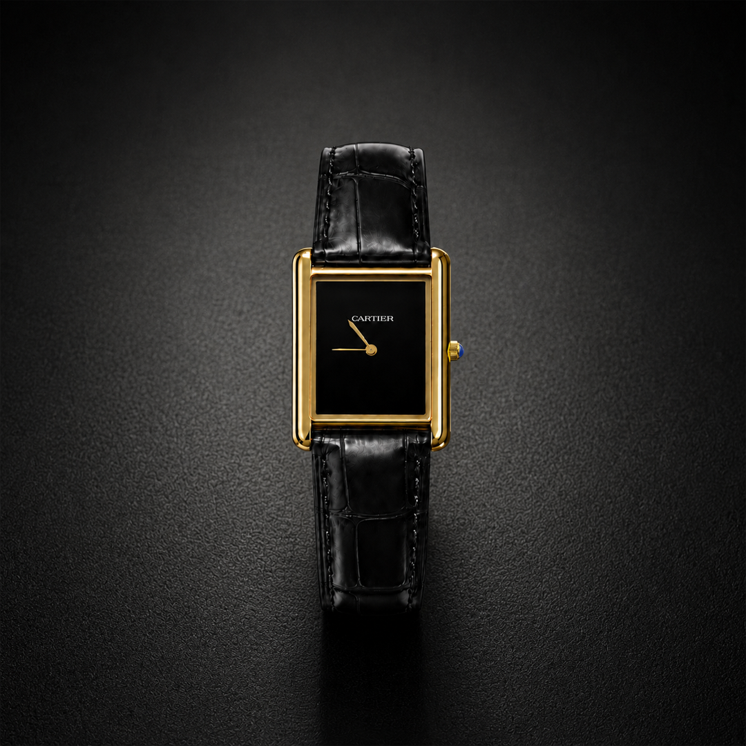 Cartier Tank Louis Wrist Watch Black Edition