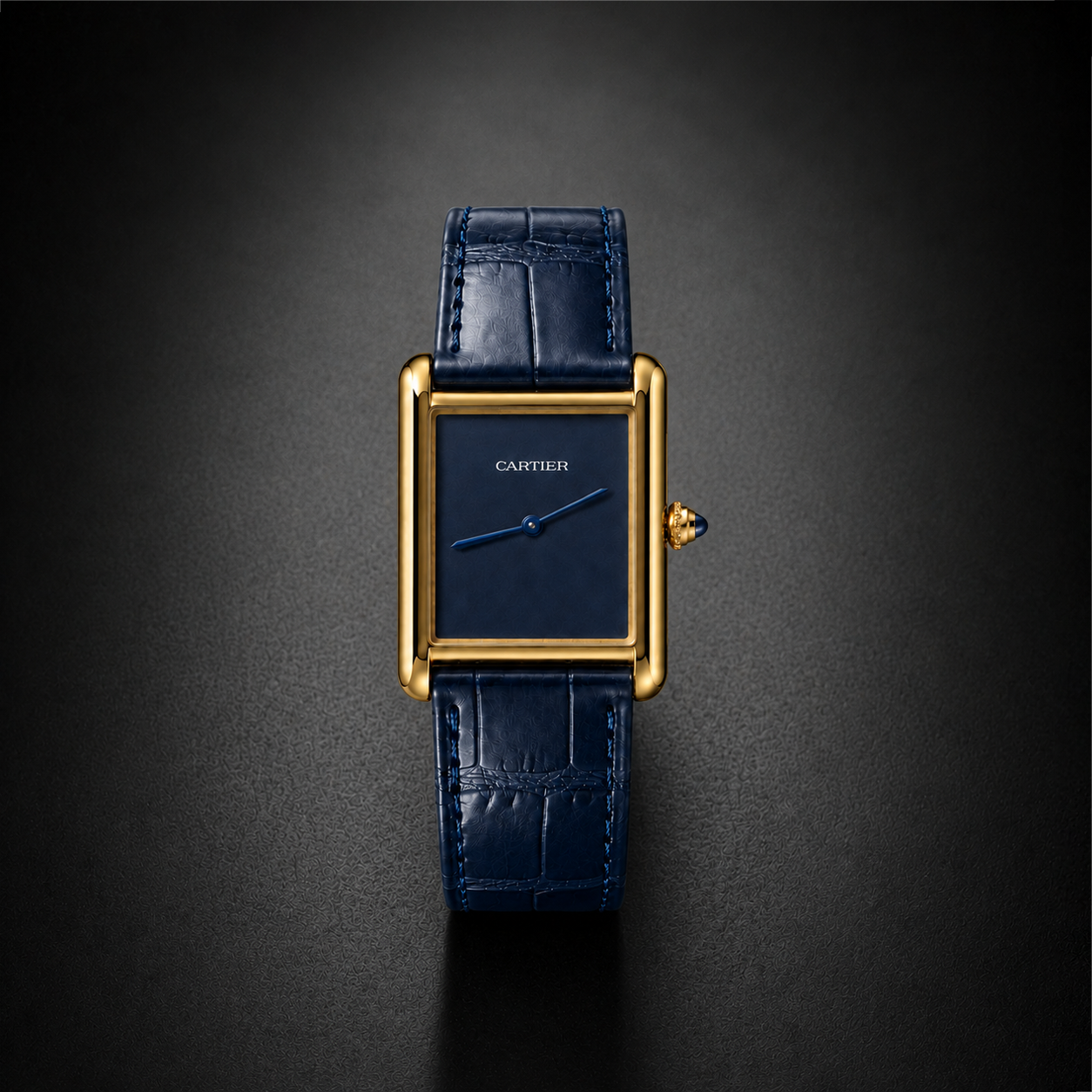 Cartier Tank Louis - Midnight Blue Lacquer Edition (Premium A+ Quality)