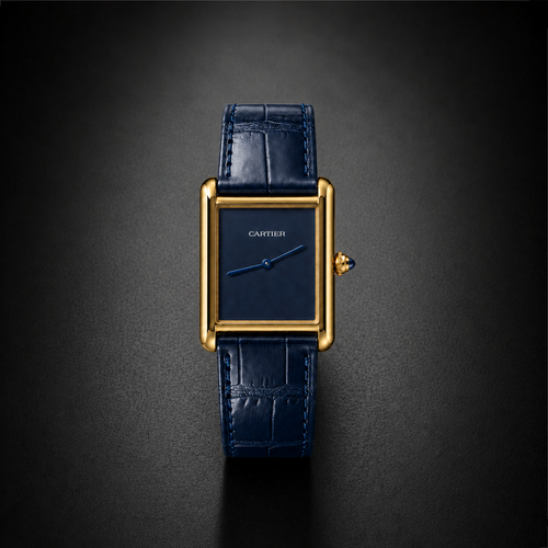 Cartier Tank Louis - Midnight Blue Lacquer Edition (Premium A+ Quality)