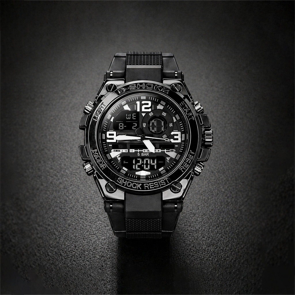 Casio G-Shock Digital Analog Watch Black Edition