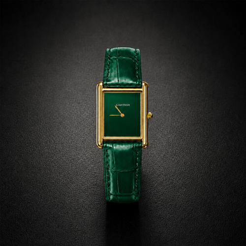 Cartier Tank Louis Wrist Watch Green Edition
