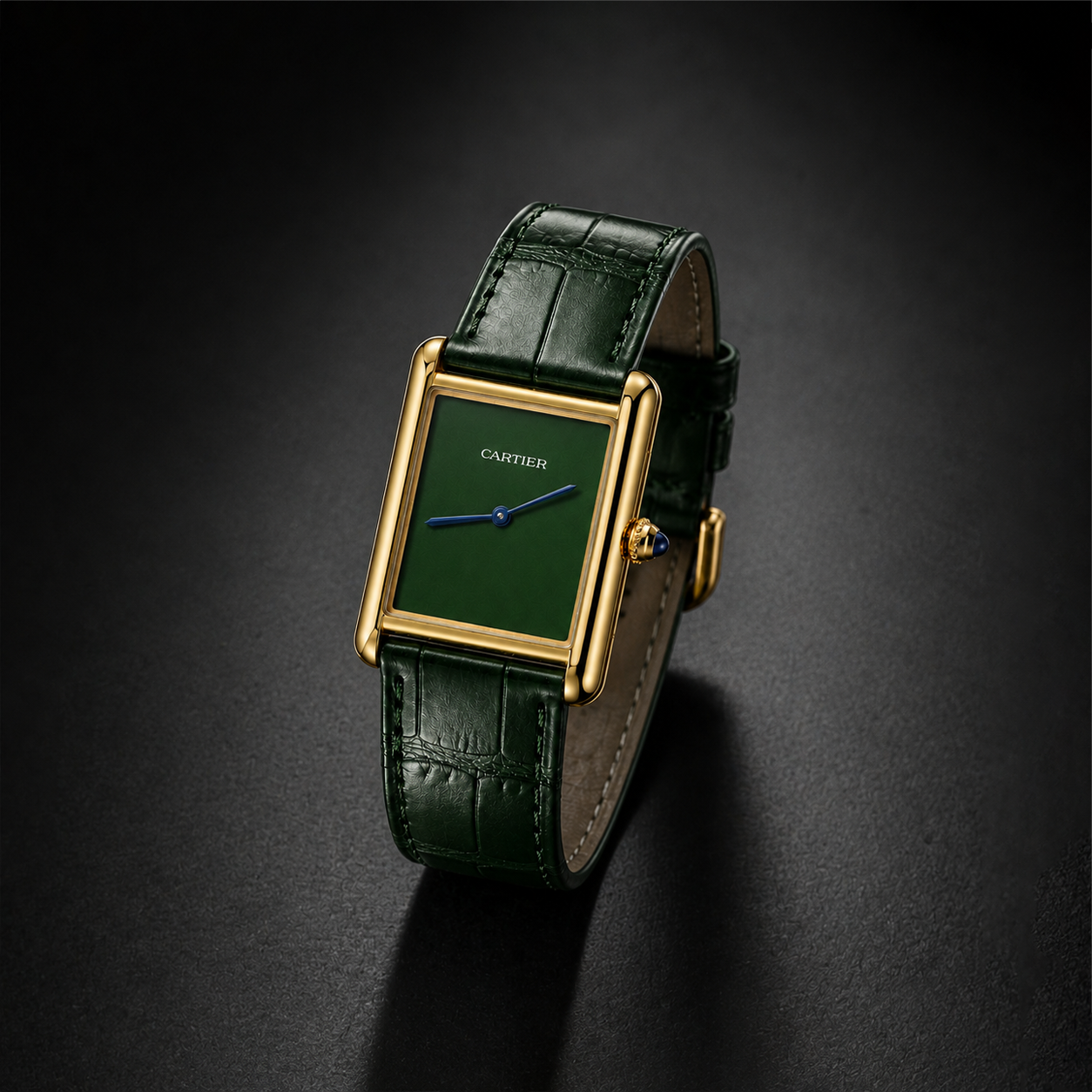 Cartier Tank Louis - Forest Green Special Edition (Premium A+ Quality)