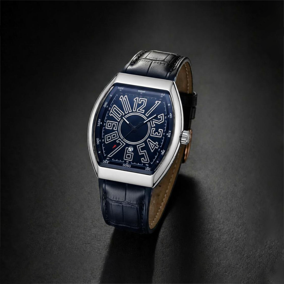 Franck Mullar Vanguard Silver Midnight Blue