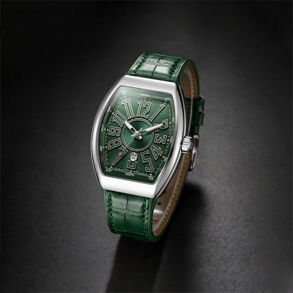 Franck Mullar Vanguard Silver Emerald Green
