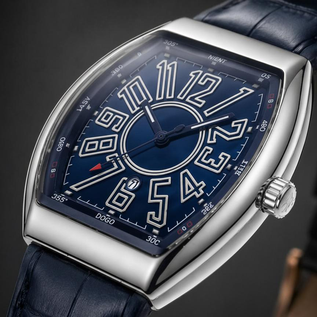 Franck Mullar Vanguard Silver Midnight Blue