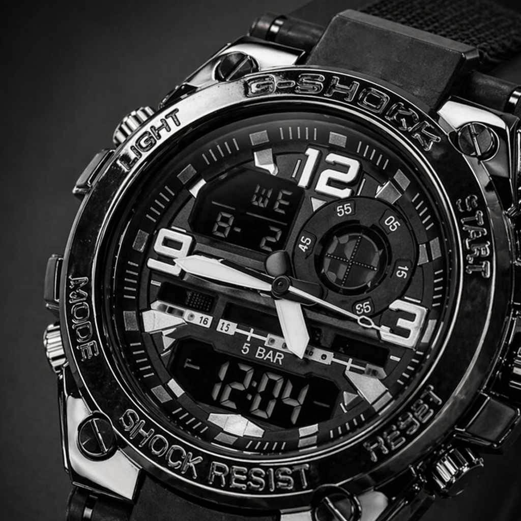 Casio G-Shock Digital Analog Watch Black Edition