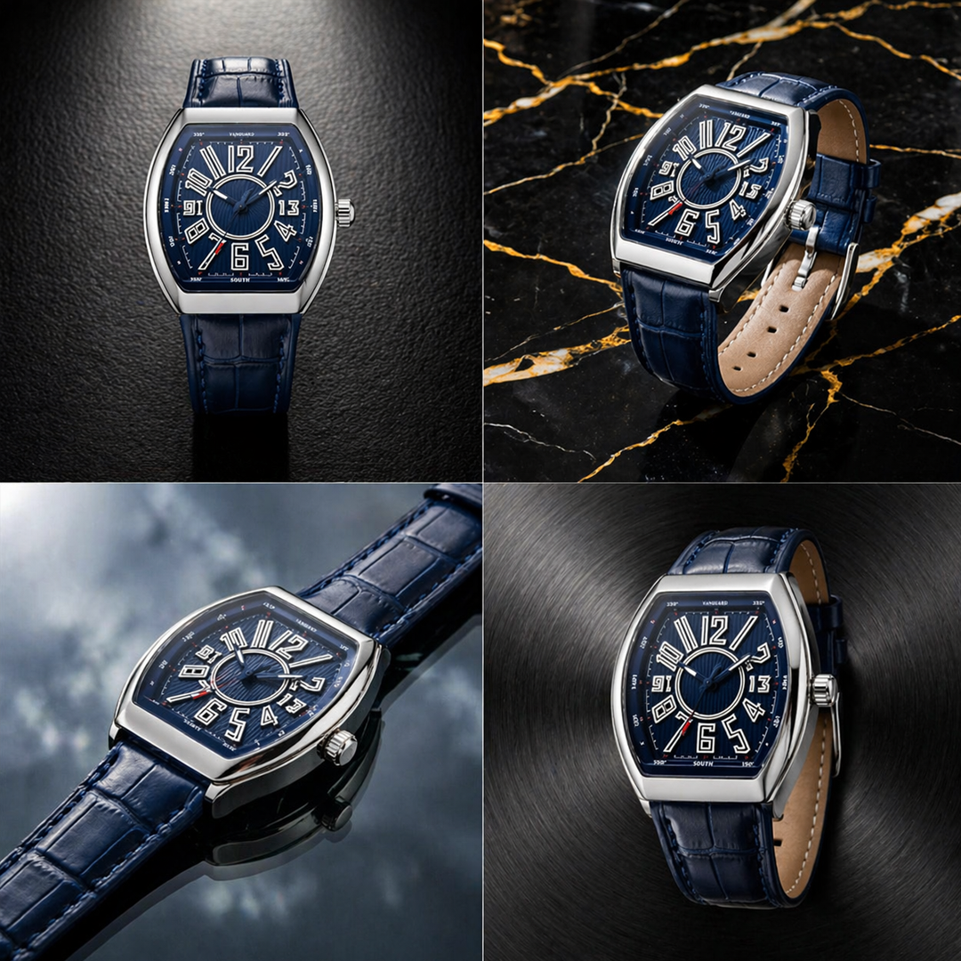 Franck Mullar Vanguard Silver Midnight Blue
